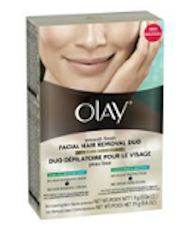 Olay Facial Hair Removal Duo, Medium to Coarse Hair formula